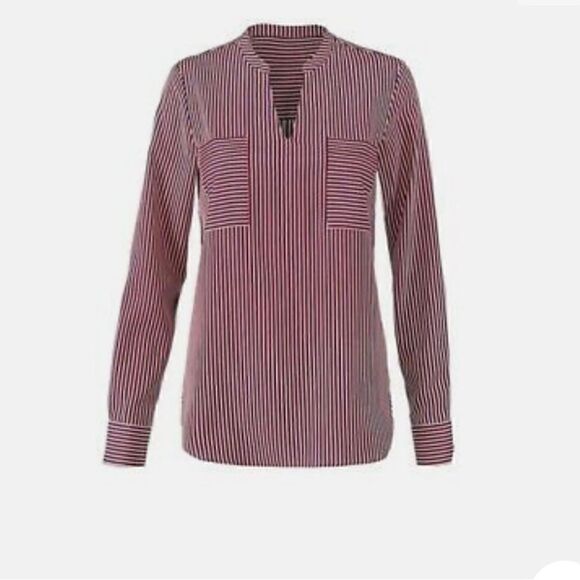 Cabi, red, white & blue striped “Franklin” tunic blouse. - Picture 4 of 5